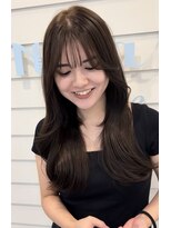 ノアエクレ 銀座(noah ecle)&nbsp;『noah ecle仲村』韓国風ニュアンスカラーくびれ外ハネロング♪