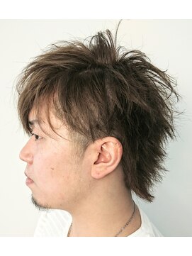 ヘアーアンドアイラッシュ ヨーク(Hair&eyelash york's) ツーブロックアシンメトリーハイアッシュ