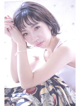 カシュカシュ(cache cache) cache☆大人のシースルーボブ☆ハイライト