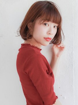 ルティア(Lutia) 小顔バング ナチュラルブラウン！