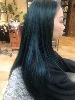 ヘアー デザイナーズ クルー ドルフィン(HAIR DESIGNERS CREW dolphin) NYC　turquoise　silver