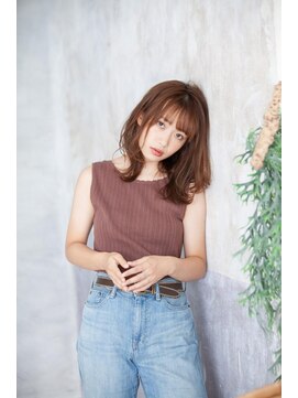 シェルベアー(Shell Bear) 【shellbear 銀座】大人カジュアル外ハネミディアム