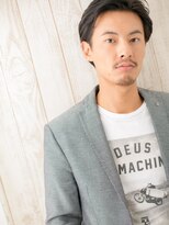 メンズヘア ビーセカンド 草加店(MENS HAIR B-2) 大人ブルーグレージュ☆アップバングショートL