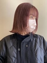 アンバースデー(UNBIRTHDAY)&nbsp;韓国ボブ/ラベンダーピンク外ハネ●10代20代