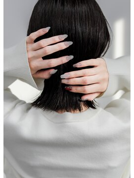 ノード(NODO) 【ツヤ髪UP】黒髪切りっぱなしロブ♪