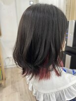 ジュノ(Jeuno) ［Jeuno］外ハネミディアム＋インナーピンク