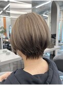 ☆プラチナグレージュ×コンパクトショート☆