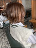 外ハネショート