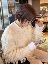 ニカ(NICA)&nbsp;【NICA】ボブミニボブ珊瑚ブラウン暖色オレンジブラウンレッド