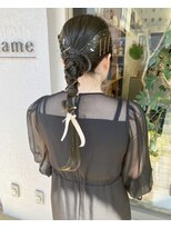 マメ(mame)&nbsp;ヘアセット/オリジナルセット/ヘアアレンジ/ポニーアレンジ