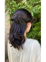 ファーレンピュアスウィート(fahren-pure-suite)&nbsp;お呼ばれハーフアップ