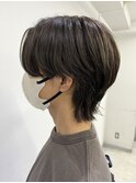 .センターパートウルフ.