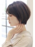 【 Ｉ. 】30代からの襟足すっきり前下がりショートボブ　川口