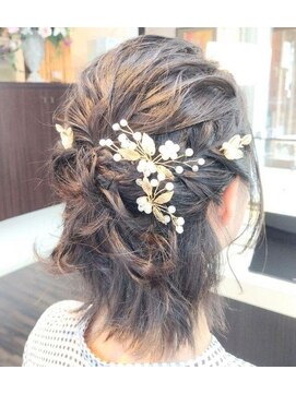 エノモト(ENOMOTO) お呼ばれヘアスタイルハーフアップヘアアレンジ