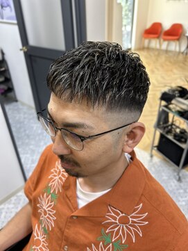 ルシードスタイルアートラッシュ(LUCIDO STYLE ARTRUSH) フェードカット×メッシュ