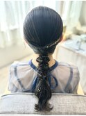 《momo》編みおろし/ヘアセット/結婚式