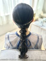 エルバイラビス 大宮(elu by lovis)&nbsp;《momo》編みおろし/ヘアセット/結婚式