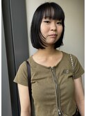 ストレートロングボブ
