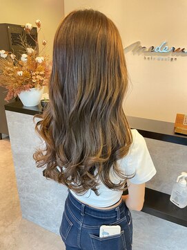 メデル(mederu) ブリーチなしカラーダブルカラーモカグレージュ20代30代40代