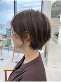 黒髪カタログ/ボブルフ/小顔に見せるヘア/ワンレン