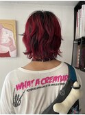 ブリーチ伸ばしかけも可愛く！ルーツレッド
