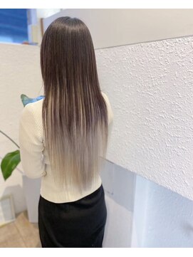 アブルトゥーヘアー(able to hair) ロングデザインカラー