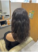 くしゃっとlong perm♪