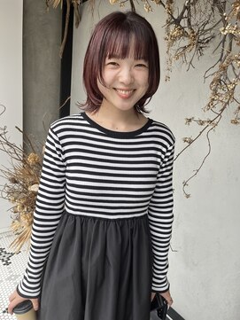 ディレクト(Direct) ショートボブハイライトレイヤーカットヘアセット髪質改善天文館