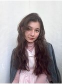 フェイスフレーミングミニウルフデジタルパーマ天使の羽バング