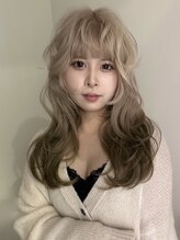 イェッカ パビル(YECCA pabil) ミルクティーベージュのルーツカラー