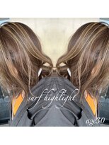 アンルーク ヘア(+1 unluke hair) [+1unluke]2025-SS/NEW-surf×highlight