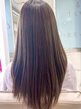 ミシェリー 新宿店(misherry) サラ艶美髪地毛風ストレート×透明感ダメージレスイルミナカラー