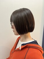 バイユアオウンフラワーズコロンカバ(buy your own flowers : kava)&nbsp;切りっぱなしボブミルクティーベージュ透明感カラー20代30代