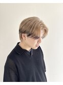 色気センター分け×エンドカラー【脱・量産型マッシュ】