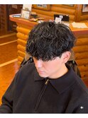 沖縄メンズシャドウパーマ
