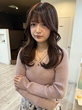 ウル(uLu.) 韓国ヘア/レイヤースタイル/レイヤーカット/グレージュ/20代人気
