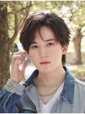 ニュアンスパーマ/フェザーパーマ/ブルーブラック