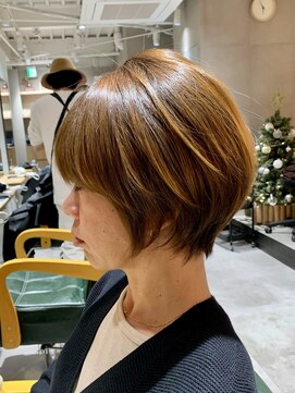 アーツ 茅ヶ崎(arts) ショートカット20代30代40代前髪あり面長丸顔ショートボブ