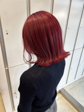 ボスコレクション(BOSS COLLECTION) 切りっぱなし　x　レッド