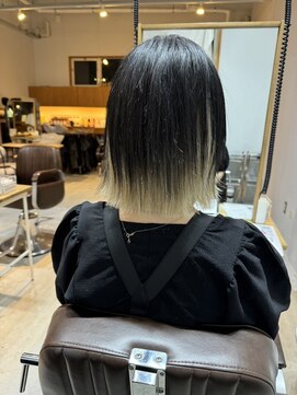 チェロ 中町(CHERO) ★美髪＃デザインカラー＃大人ボブ＃外ハネボブ＃ダブルカラー