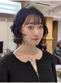 オリーブグレー/韓国風巻き/レイヤーカット/くすみベージュ/原宿
