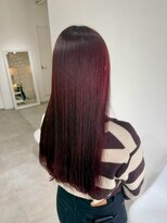 ジュベ(juve.)&nbsp;大分ミディアムロング顔まわりレイヤーカット髪質改善カラー