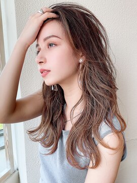 エイミーバイアフロートザガーデン 浦和店(amie by afloat the garden) 顔周りの後れ毛がかわいいシャギーレイヤーロング【浦和】