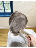 ヘアー ミュゼ 柱店(HAIR Musee)&nbsp;白髪活かしグレージュ