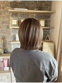 ハイライトで立体感アップミルクティーベージュ