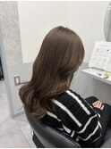 大人のためのグレージュブラウン×美髪トリートメント
