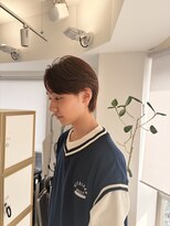 ビビディ バビディ ブー 河原町三条店(Bibbidi.bobbidi.boo)&nbsp;ピンクブラウン×センターパート