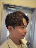 大人ナチュラルセンターパート
