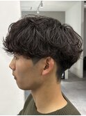扱いやすい。パーマスタイル。シャドウパーマ