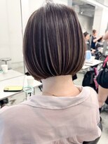 ゴカン バイ ジル ブラン 名古屋(Gokan by JIL BLAN)&nbsp;ハイライトバレイヤージュダブルカラーショートカット30代40代